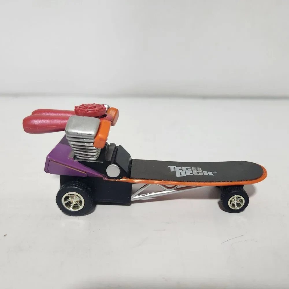 Tech Deck Dude Bonz Grim Reaper & Black Crow Pet on Blast Off Board